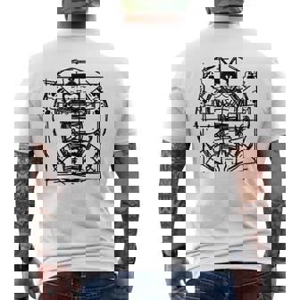 Chat Léonard Deinci Chat Chat Detyle Homme Deitruve T-shirt imprimé au dos - Cadeauxyz