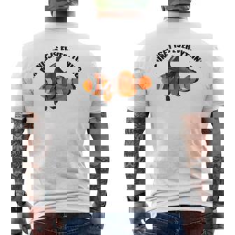 Cita Motivacional Mental Tiburón Pez Payaso In Mangas Camiseta Hombre Estampado Espalda - Regaloses