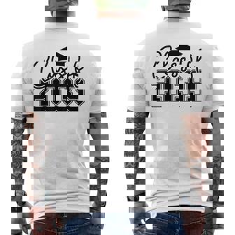 Class Of 2039 Grow With Me Preschool 2039 Graduation Men's T-shirt Back Print - Monsterry