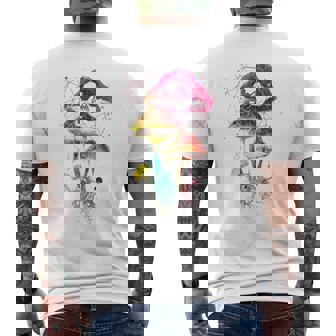 Colorful Minimalic Drippingkull 長袖tシャツ メンズTシャツ バックプリント - Kawaiitshirt