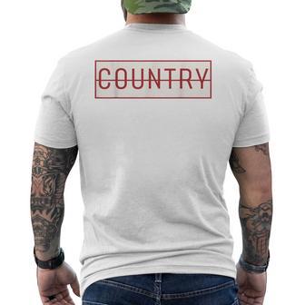 Country Sakamoto Men's T-shirt Back Print - Thegiftio UK