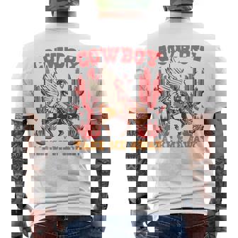 Cowboy Take Me Away ウエスタンバレンタインデー 長袖tシャツ メンズTシャツ バックプリント - Kawaiitshirt