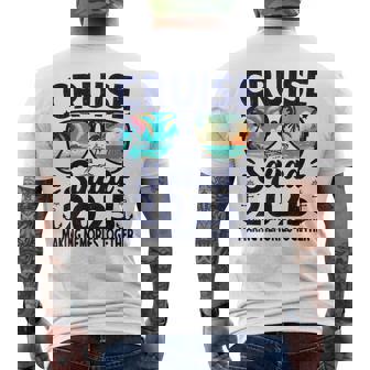 Cruise Squad 2025 Summer Vacation Trip Group Matching Cruise Men's T-shirt Back Print - Thegiftio