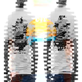 On Cruise Time Beach Summer Vacation Matching Family Cruise Men's T-shirt Back Print - Thegiftio