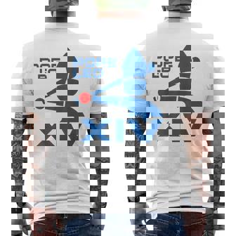 Da Pope Leo Xiv Baseball Men's T-shirt Back Print | Mazezy