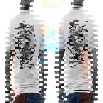 Dabbing Niño Boy Escocia Fútbol Jugador Dab Deporte Football Camiseta Hombre Estampado Espalda - Regaloses