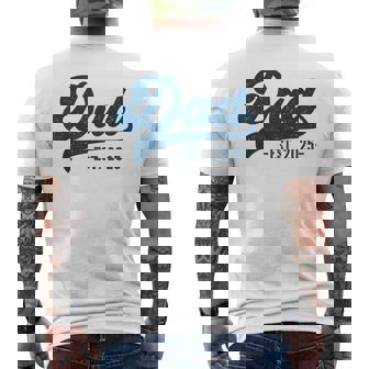 Dad Est 2025 Dad To Be New Dad メンズTシャツ バックプリント - Kawaiitshirt