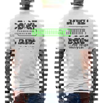 Dad Joke Loading Please Try To Laugh 面白い父の日 長袖tシャツ メンズTシャツ バックプリント - Kawaiitshirt