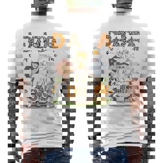 Dada Of The Wild One 1St Birthday Boy Safari Lover Men's T-shirt Back Print - Thegiftio