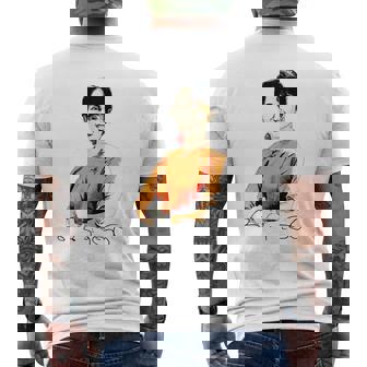 Daw Aunganuu Kyi-Signature 長袖tシャツ メンズTシャツ バックプリント - Kawaiitshirt