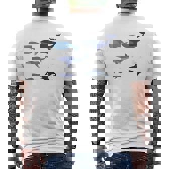 De Ballena Para Los Amantes De Las Ballenas Azul Beluga Orca Y Más Camiseta Hombre Estampado Espalda - Regaloses