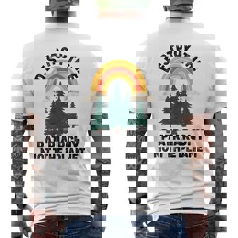 Destroy The Patriarchy Not The Planet フェミニスト フェミニズム メンズTシャツ バックプリント - Kawaiitshirt