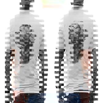 Diseño De Perro Labrador Retriever Diseño De Mascota Labrador Retriever Camiseta Hombre Estampado Espalda - Regaloses