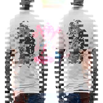 Disfraz De Anime Para Niña Camiseta Hombre Estampado Espalda - Regaloses