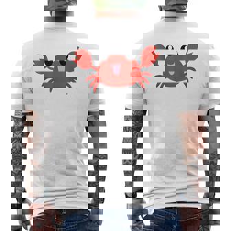 Divertida De Cangrejo De Cangrejo Marina Océano Playa Mar Naturaleza Camiseta Hombre Estampado Espalda - Regaloses