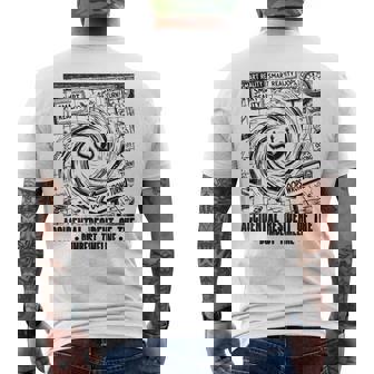 Divertida Humorística Deiaje En El Tiempo Para Nerds Ciencia Ficción Manga Larga Camiseta Hombre Estampado Espalda - Regaloses