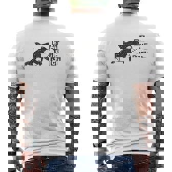 Divertida Y Linda Orca Ballena Come La Rica Gladys Orca Revolucionaria Camiseta Hombre Estampado Espalda - Regaloses