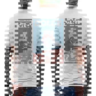 Dolceita Aesthetic Painting Italia Mountains Hikingpritz メンズTシャツ バックプリント - Kawaiitshirt