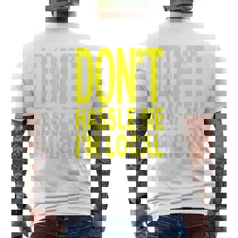 Don't Hassle Me I'm Local Fromurf ドキュメンタリー映画 メンズTシャツ バックプリント - Kawaiitshirt