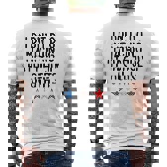 I Don't Do Matching But I Do 4Th Of July Couples Men's T-shirt Back Print - Thegiftio UK