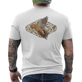 Dove Hunting Old Camo Hunter Camouflage Dad Grandpa Men's T-shirt Back Print - Thegiftio UK