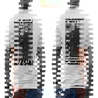 Dr Caligari ハロウィンモンスターポスター ヴィンテージホラー映画 メンズTシャツ バックプリント - Kawaiitshirt