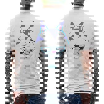 Dreamworks ギャビーのドールハウス キャットラット ビッグフェイス ハロウィン メンズTシャツ バックプリント - Kawaiitshirt