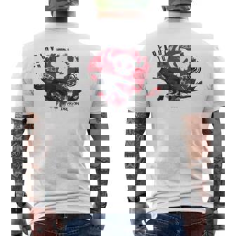 Dreamworks ヒックとドラゴン Toothless Ready To Fly メンズTシャツ バックプリント - Kawaiitshirt