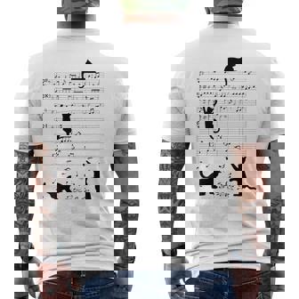 Dut猫猫音ミュージシャンタ メンズTシャツ バックプリント - Kawaiitshirt