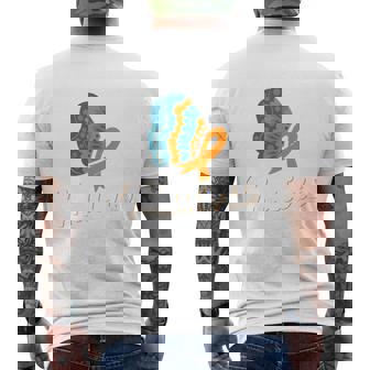 Early Detection Matters Ribbon Appendix Cancer Awareness 長袖tシャツ メンズTシャツ バックプリント - Kawaiitshirt