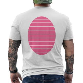 Easy Lazy Diy Pig Halloween Costumes Group Family Matching Men's T-shirt Back Print - Thegiftio UK