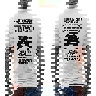 Ehemann Bräutigam Jga Junggesellenabschied Gamer Gaming T-Shirt mit Rückendruck - Geschenkecke
