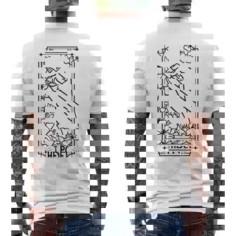 El Poeta Tarot Card Poesía Literatura Autor Escritor Poema Camiseta Hombre Estampado Espalda - Regaloses
