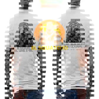 Elquatcho 面白いシンコ・デ・マヨ ビッグフット サスカッチ メンズTシャツ バックプリント - Kawaiitshirt