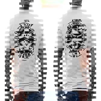 Emotional Support Husband Do Not Pet Couples Men's T-shirt Back Print - Monsterry