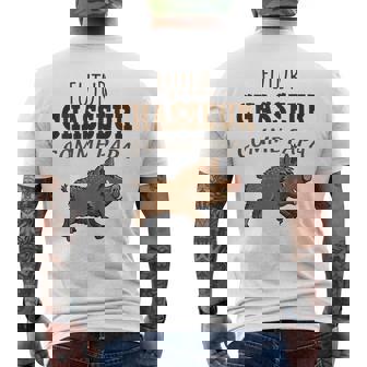 Enfant Citation Chasse Enfant Futur Chasseur Comme Papa T-shirt imprimé au dos - Cadeauxyz