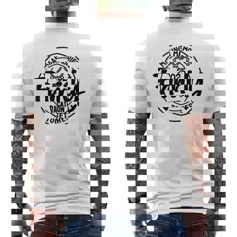 Family Vacation 2025 Making Memories Together Group Matching Men's T-shirt Back Print - Thegiftio UK