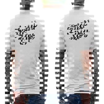 Feminist Killjoy 面白いフェミニズムミーム メンズTシャツ バックプリント - Kawaiitshirt