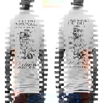 In My Feral Bride Era Bachelorette Men's T-shirt Back Print | Mazezy