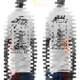 Festival Japonais Kanji En Fleurs De Cerisier De Kyoto Dos Artistique T-shirt imprimé au dos - Cadeauxyz