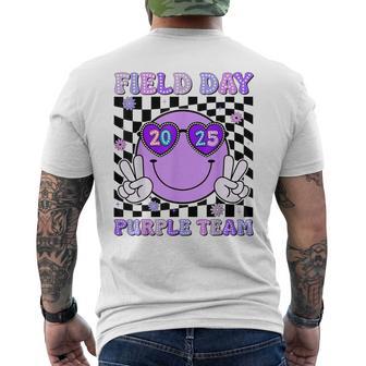 Field Day Purple Team Color Field-Trip Game Competition Men's T-shirt Back Print - Thegiftio UK