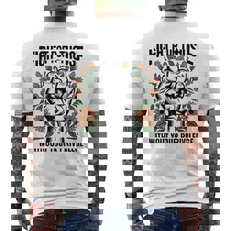 Fight For Those Without Your Privilege Human Rights Equality Men's T-shirt Back Print - Monsterry