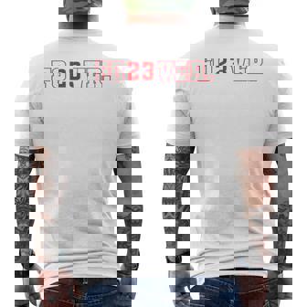 Fo23ver Number 23 Forever Baseball Player Fans Men's T-shirt Back Print | Mazezy