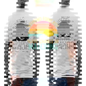 Weekend Forecast 麻雀シャツ 面白い レトロ 麻雀 長袖tシャツ メンズTシャツ バックプリント - Kawaiitshirt