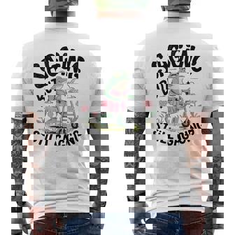 Frog Sagging But Still Gagging Men's T-shirt Back Print - Thegiftio UK