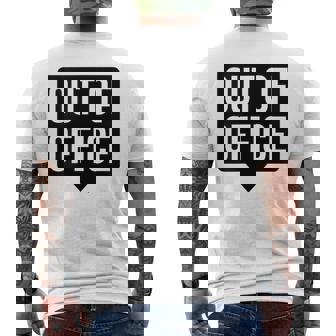 Fuera De La Oficina -Acaciones Yiajes Camiseta Hombre Estampado Espalda - Regaloses