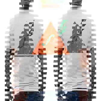 Fuji Rock 25 Triangle Amazon Limited Color Navy メンズTシャツ バックプリント - Kawaiitshirt