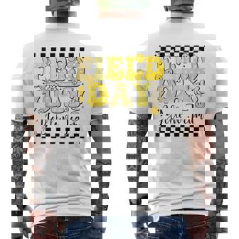 Fun Field Day Yellow Team Color For Students And Teachers Men's T-shirt Back Print - Monsterry
