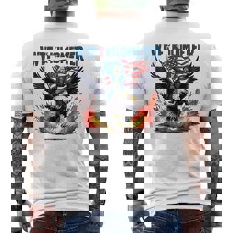 4Th Of July WTF Is A Kilometer Men's T-shirt Back Print | Mazezy