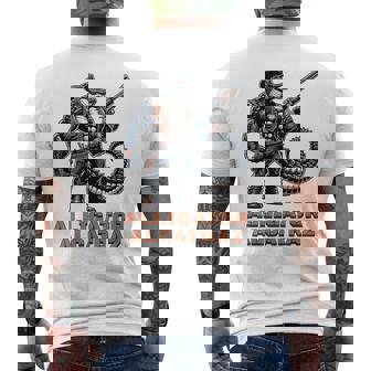 Alligator Alcatraz Florida Everglades Prison Men's T-shirt Back Print | Mazezy